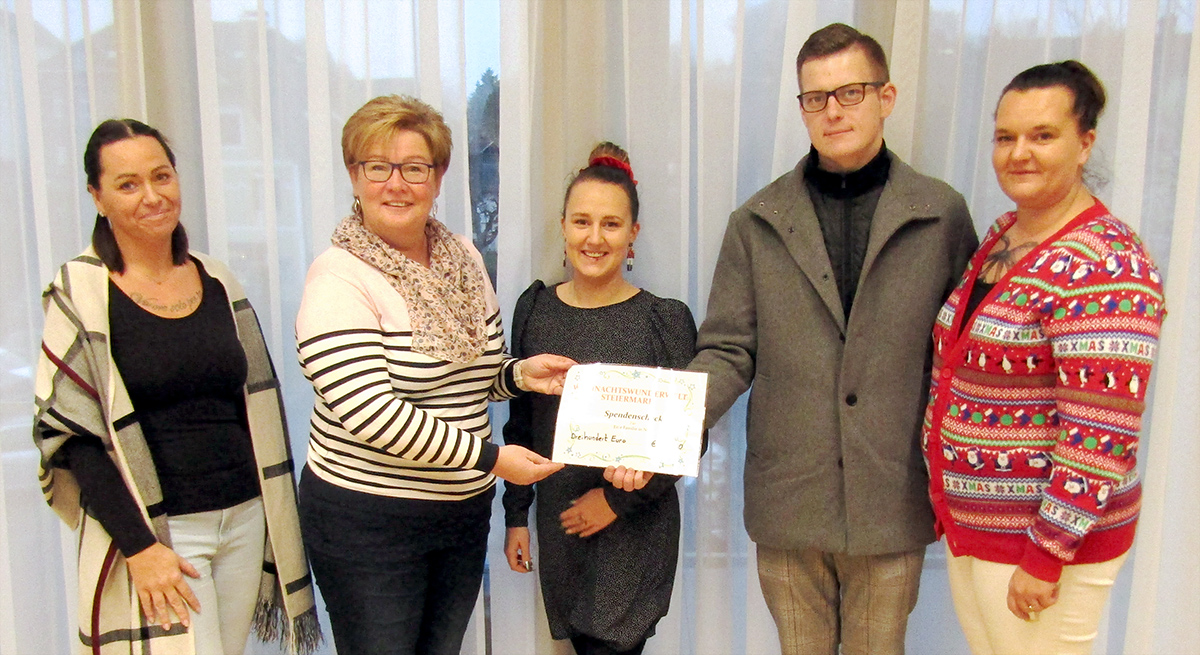 Doris Promitzer, Brigitte Hirschmann, Kerstin Neuwirth, Stefan Wiesenhofer und Tanja Neuwirth