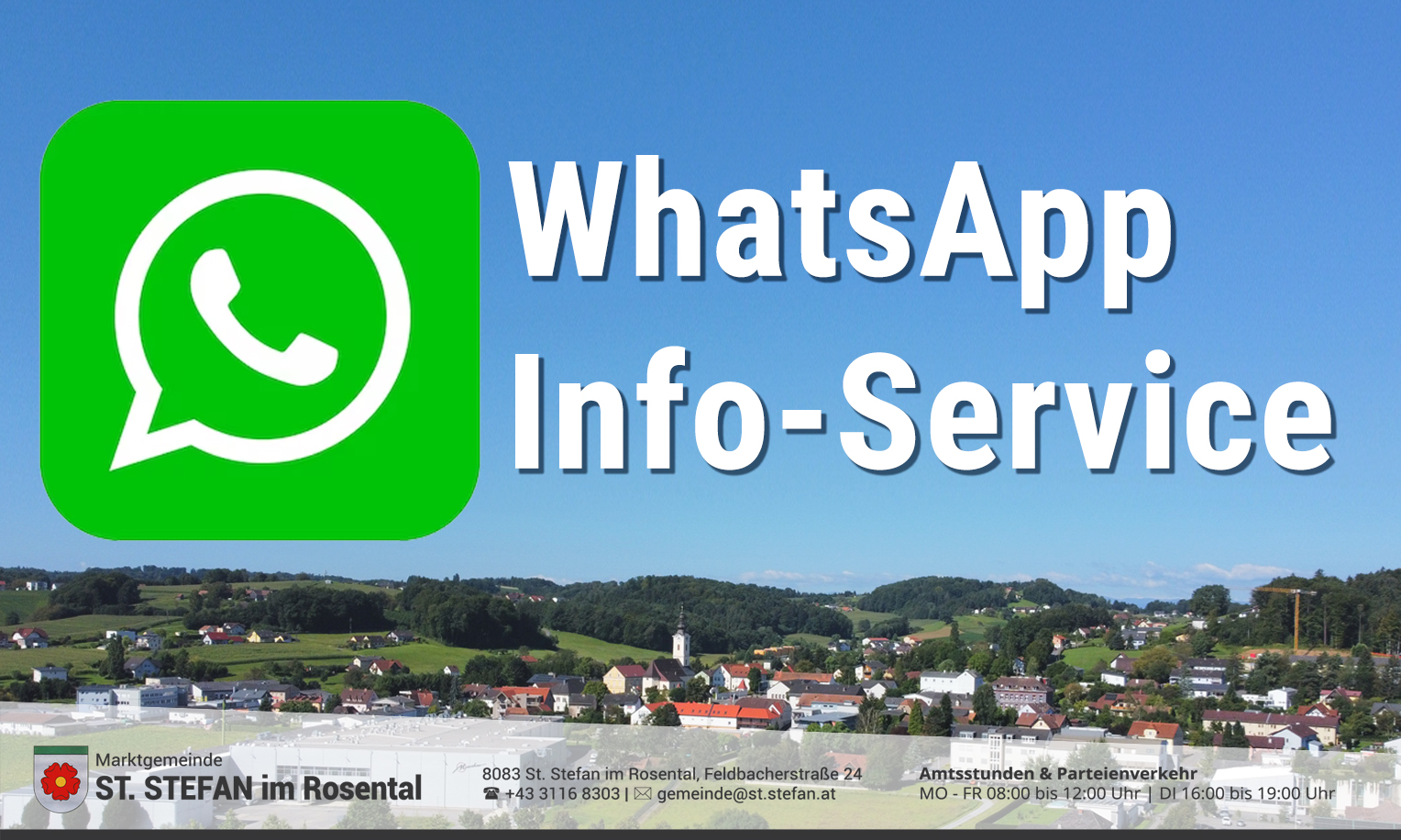 WhatsApp-Infoservice der Gemeinde