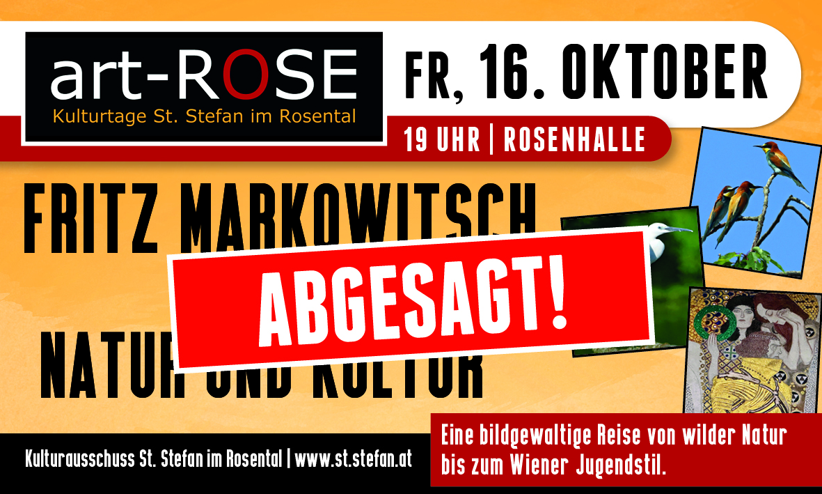 Die Veranstaltung wurde krankheitsbedingt abgesagt!
